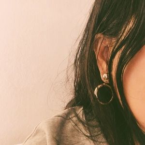 Vintage 1980’s Circle Earrings